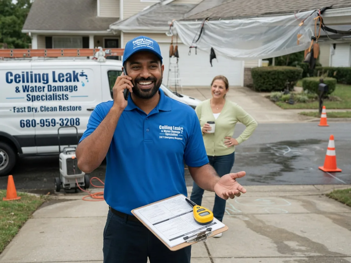 Ceiling Leak Cleanup Landing, NJ FAQs